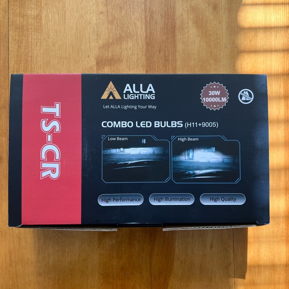NIB Alla Lighting Combo LED Bulbs (H11 + 9005)